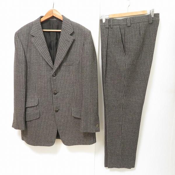 GIANNI VERSACE ヴェルサーチ ストライプ メンズ スーツ GIANNI VERSACE #wnc ジャンニヴェルサーチ GIANNIVERSACE シングル