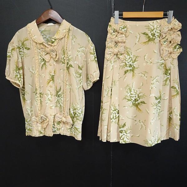 INGEBORG（インゲボルグ） #snc セットアップ ツーピース ベージュ 花