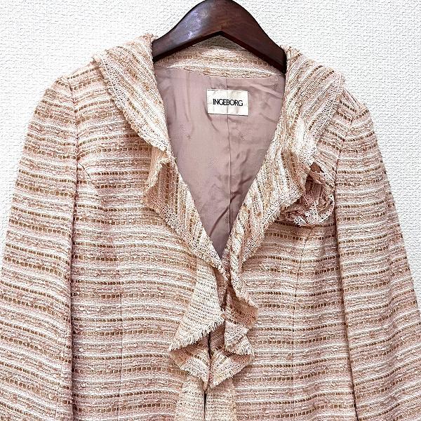 INGEBORG #anc インゲボルグ ジャケット 11 ピンク オレンジ