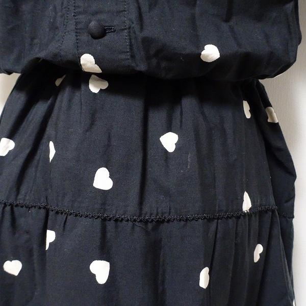 極美品 カネコイサオ ロゴリボンマグノリア柄ロングワンピース