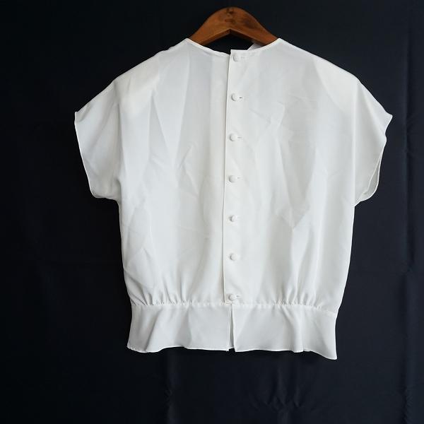 #snc ピンクハウス PINKHOUSE シャツ・ブラウス 白 レース リボン 半袖 シースルー レディース [875322] snc ピンクハウス PINKHOUSE シャツ・ブラウス 白 レース リボン