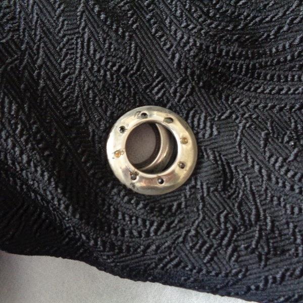 伊太利屋（Italiya） #anc GKITALIYA コート 黒 ビジューボタン