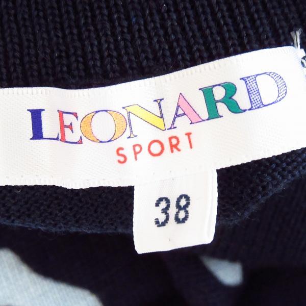 LEONARD（レオナール） #wxc ニット・セーター 38 紺 マルチカラー