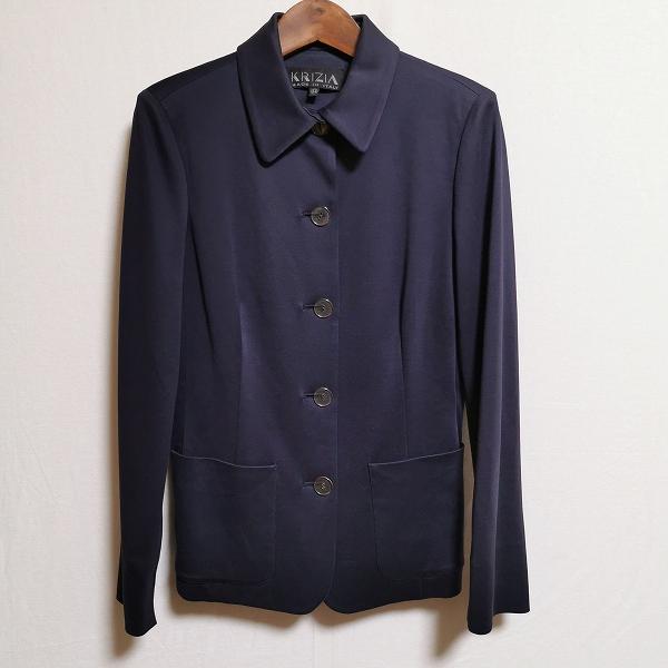 KRIZIA #anc クリツィア ジャケット 44 薄手 イタリア製 大きいサイズ  