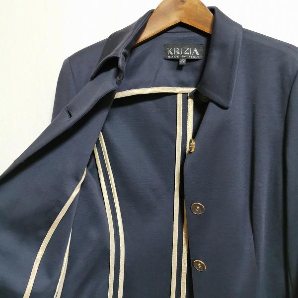 KRIZIA（クリツィア） #anc ジャケット 44 薄手 イタリア製 大きい 
