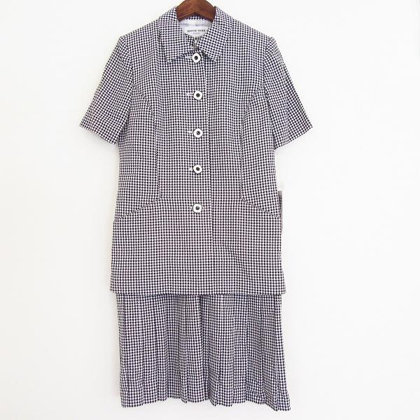 snc ハナエモリ HANAEMORI セットアップ ツーピース 白 黒 チェック 