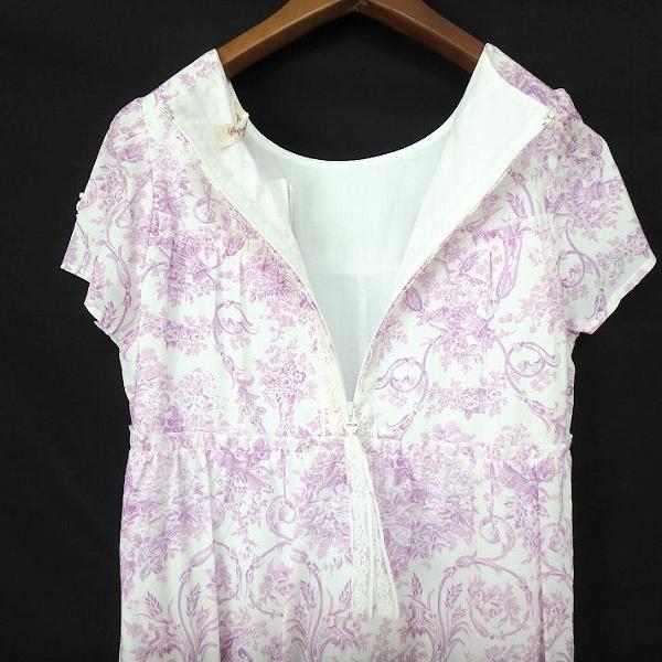 snc スーパービューティー Super Beauty ワンピース 白 ピンク 半袖  