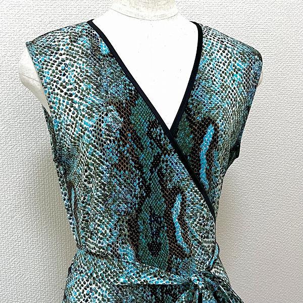 snc レジーナロマンティコ ReginaRomantico ワンピース 水色 黒 茶系