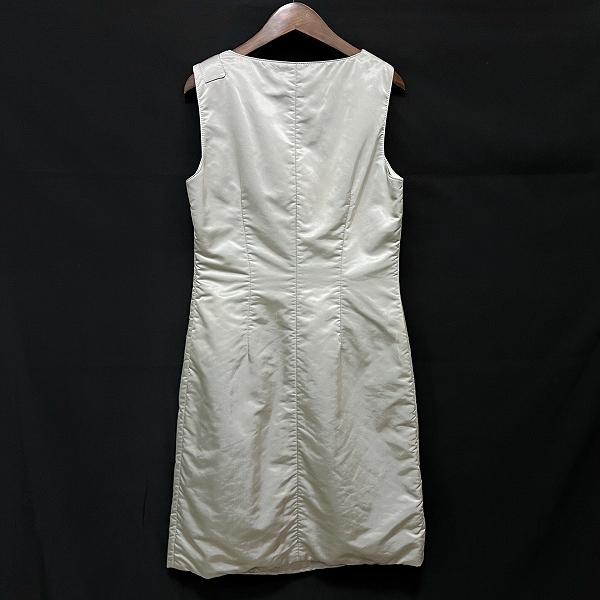 anc フェンディ FENDI ワンピース 44 シルバー ノースリーブ