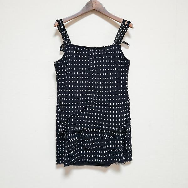INGEBORG（インゲボルグ） #anc チュニック 11 黒 白 シルク シフォン 