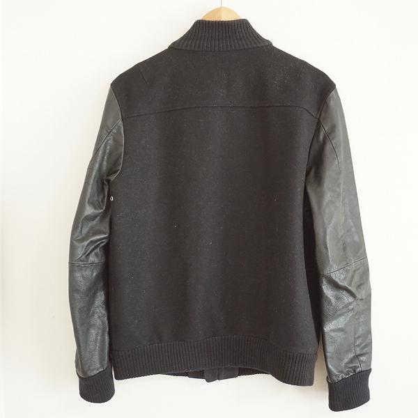 wnc ディーゼル DIESEL ブルゾン M 黒系 スタジャン 山羊革 リブ