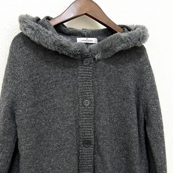 wnc ギャラリービスコンティ GALLERY VISCONTI コート 2 グレー ニット