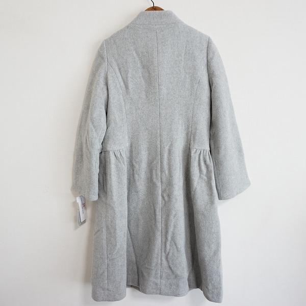 ギャラリービスコンティコート Amazon | ギャラリービスコンティ ロングコート ファー グレー