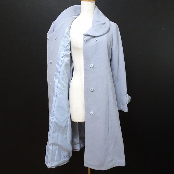 ギャラリービスコンティ ラビットファーコート wnc ギャラリービスコンティ GALLERY VISCONTI コート 2 水色 ラビット