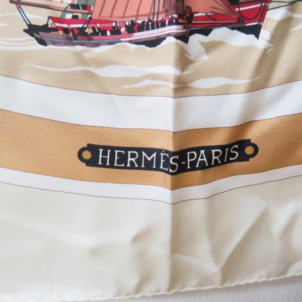 HERMES #axzs エルメス スカーフ カレ90 BELLES AMURES 帆の美学