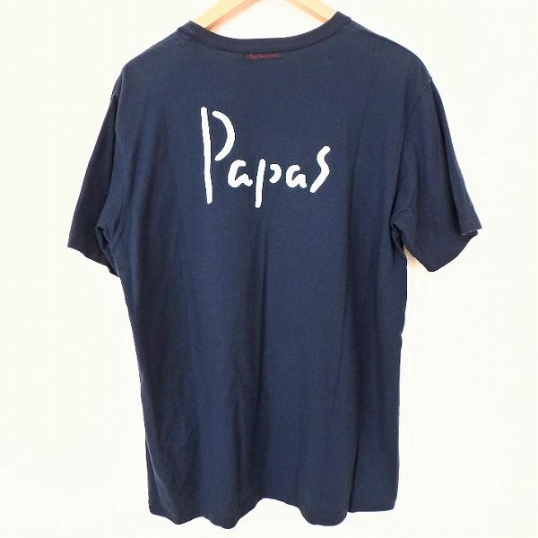 PAPAS（パパス） #snc Papas Tシャツ L 紺 半袖 カットソー メンズ