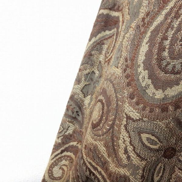 anc ノンノンドール nonnondorl スカート 茶系 オレンジ ペイズリー柄
