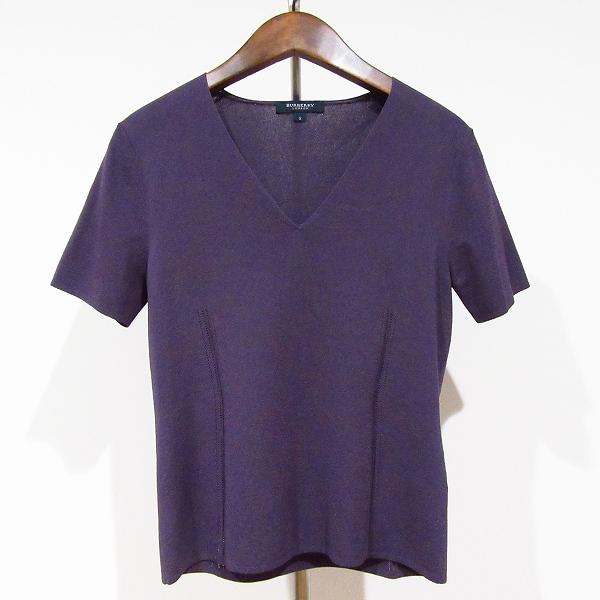 バーバリーのレディース，アンサンブル anc バーバリー BURBERRY アンサンブル ツーピース 2 紫系 ニット V