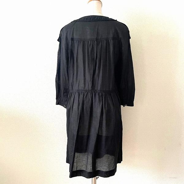 Burberry ブラック ワンピース 40 BURBERRY（バーバリー） #anc ワンピース 40 黒 薄手 レディース