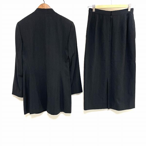 YOSHIE INABA（ヨシエ イナバ） #anc スカートスーツ 9 黒系 シルク混