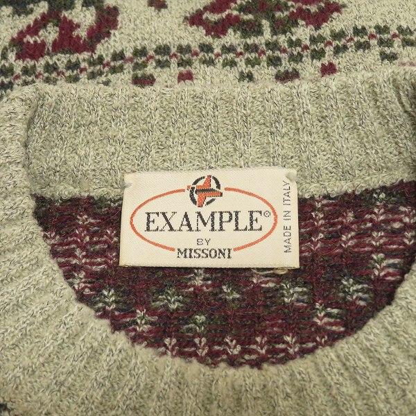 wnc イグザンプル ミッソーニ EXAMPLE MISSONI ニット セーター