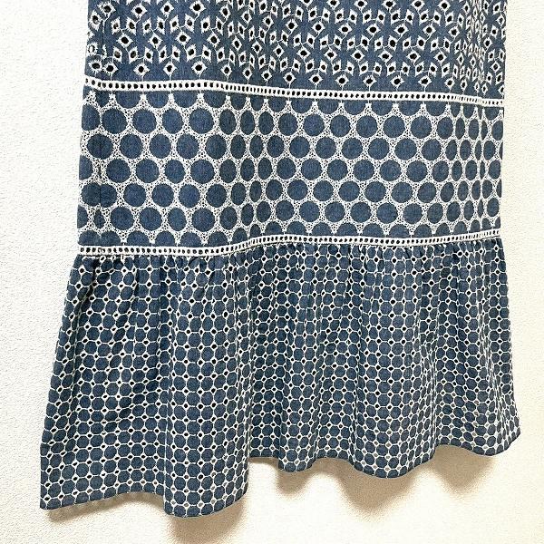 snc ヴィヴィアンタム VIVIENNETAM ワンピース 38 青系 白