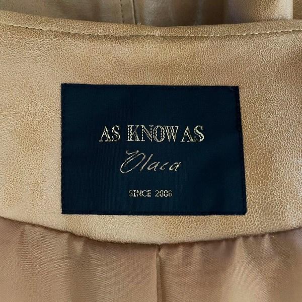 AS KNOW AS olaca（アズノゥアズオオラカ） #wnc ジャケット 19