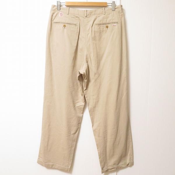 PAPAS（パパス） #anc パンツ L ベージュ系 ロゴ 薄手 シンプル