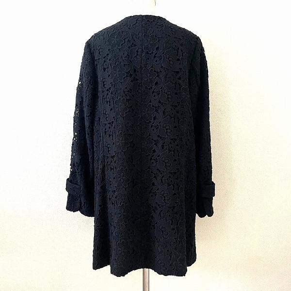 ★ローズティアラ★ショートコート★ブルー★46 ローズティアラ RoseTiara 【ブローチ付き】ケープショート