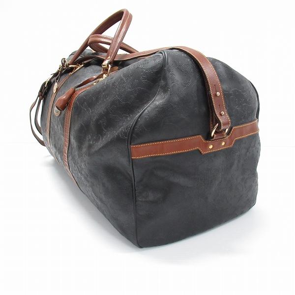 anb ピエログイディ PIERO GUIDI ボストンバッグ 旅行バッグ 黒 茶 総