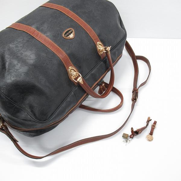 anb ピエログイディ PIERO GUIDI ボストンバッグ 旅行バッグ 黒 茶 総