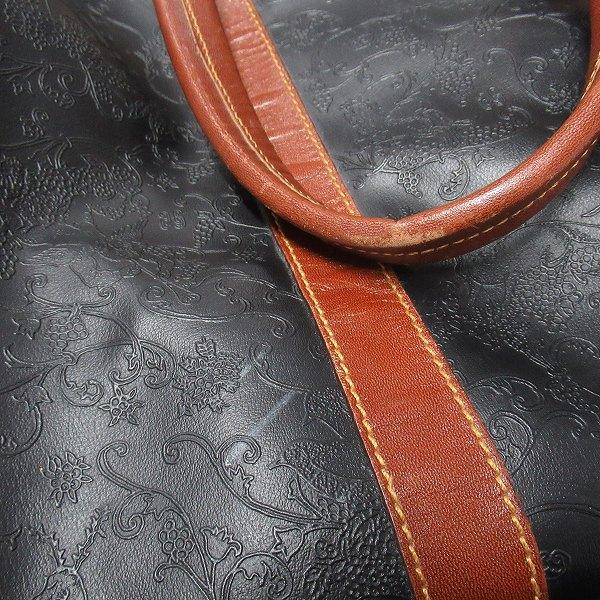 anb ピエログイディ PIERO GUIDI ボストンバッグ 旅行バッグ 黒 茶 総