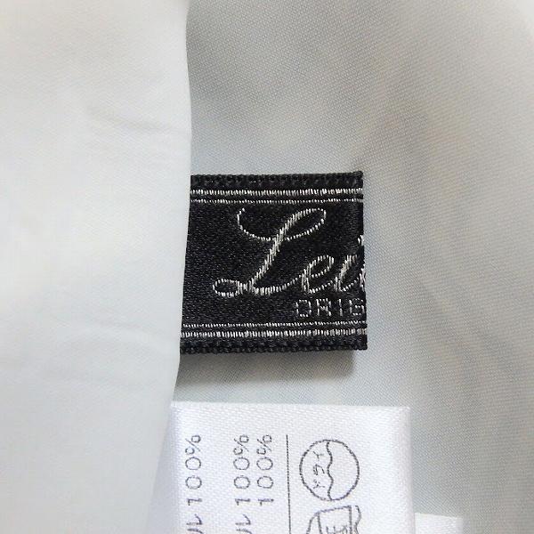 Leilian（レリアン） #snc ワンピース 9 白 黒 半袖 総柄 リボン
