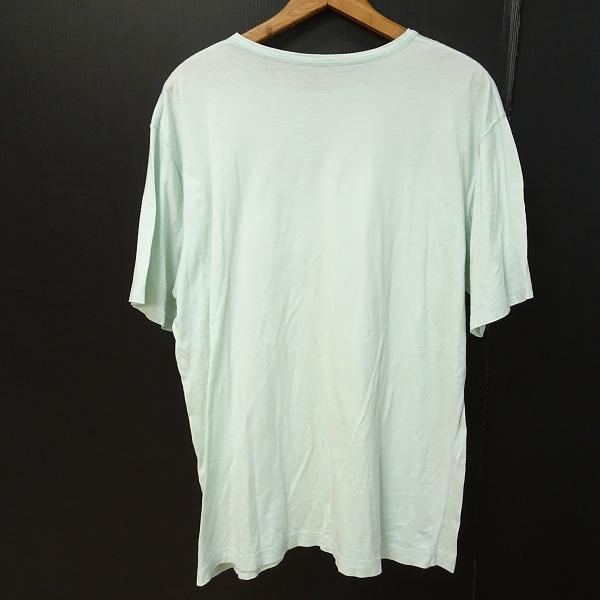 PAPAS（パパス） #snc Papas Tシャツ L 水色 ロゴ 数字 ワンポイント 