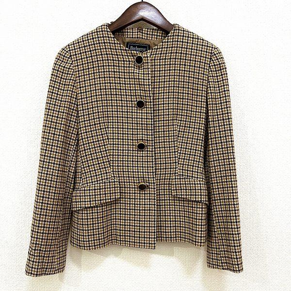 BURBERRY #wnc バーバリー スカートスーツ 茶系 セットアップ BURBERRY #wnc バーバリー スカートスーツ 茶系 セットアップ