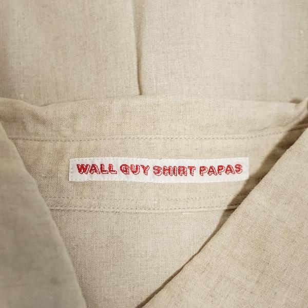 パラスパレス 麻100% ベージュ長袖シャツ パラスパレス 麻100% 長袖シャツ｜Yahoo!フリマ（旧PayPayフリマ）