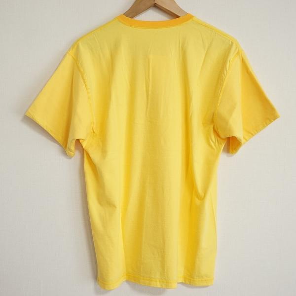PAPAS（パパス） #snc Papas Tシャツ M 黄色 ヘンリーネック 車柄