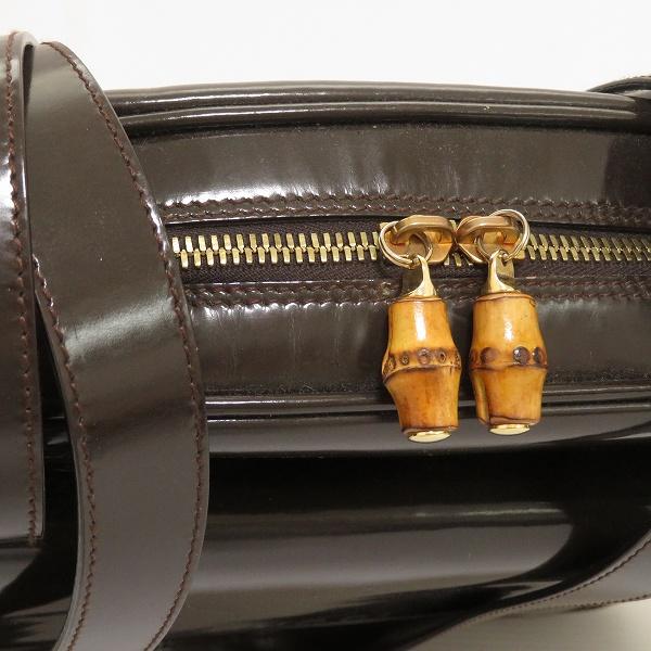 GUCCI　グッチ　ブラウンレザー　全面ロゴ入り　折り畳みタイプ　保存袋・付属品 GUCCIグッチブラウンレザー全面ロゴ入り折り畳みタイプ保存袋