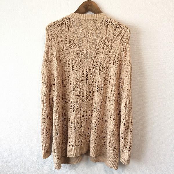 b1838＊新品 アズノウアズオオラカ アルパカ ケーブルニットカーディガン AS KNOW AS olaca（アズノゥアズオオラカ） #anc アズノウアズ