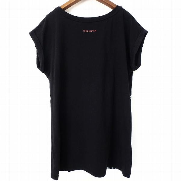 VIVIENNE TAM（ヴィヴィアンタム） #snc チュニック 0 黒 白 半袖 