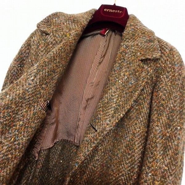 ernesto（エルネスト）コート　サイズ44 wnc エルネスト ERNESTO コート 茶 マルチ ウールチェスターコート