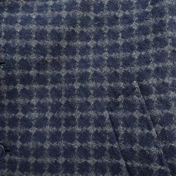 wnc エルネスト ERNESTO コート チェスターコート 44 紺 グレー