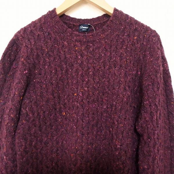 wnc ドルモア Drumohr ニット・セーター 48 紫系 ビームスエフ BEAMS F 
