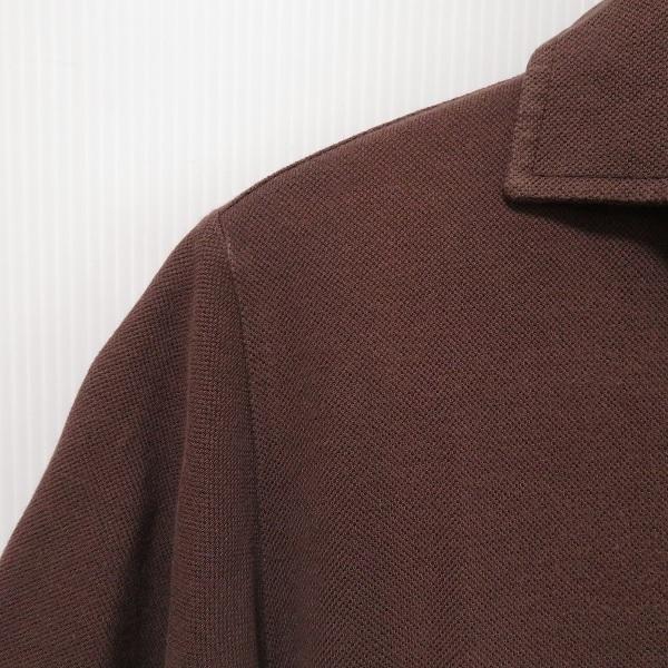 DRUMOHR（ドルモア） #snc ポロシャツ S 茶 半袖 シンプル 無地 