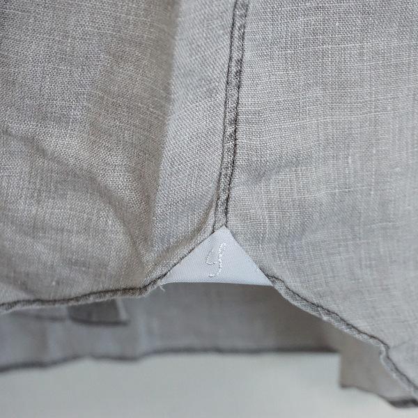 snc ジャンネット giannetta 長袖シャツ M グレー系 麻 薄手 