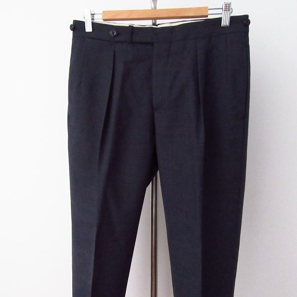 #anc ジーティーアー G.T.A IL PANTLONE パンツ スラックス 46 濃紺 ウール タック入り メンズ [889643] |  | 02