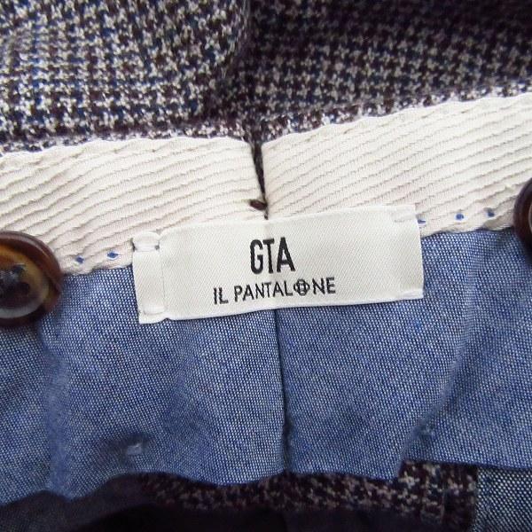 wnc ジーティーアー G.T.A SERGIO パンツ スラックス 46 茶系 ウール