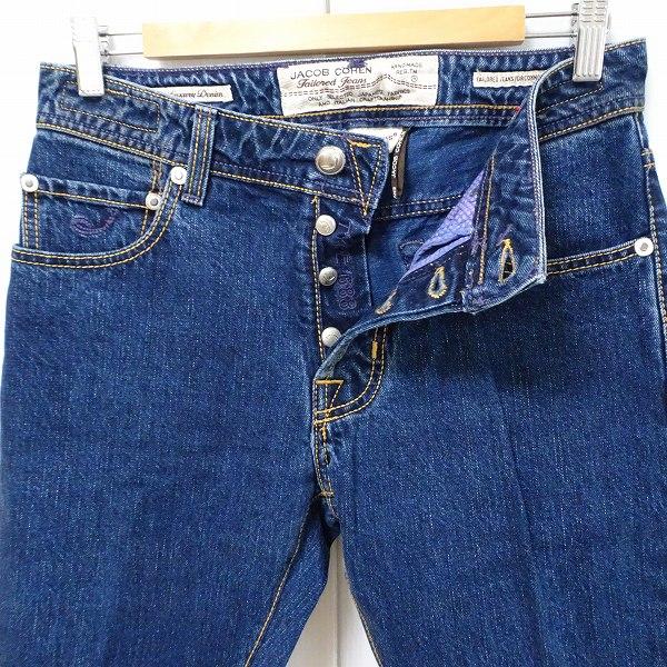 anc ヤコブコーエン JACOB COHEN デニム ジーンズ 31 青系 ボタン  