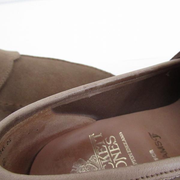美品 クロケットアンドジョーンズ EATON 6.5 スエード ローファー BEAMS F（ビームスF）【別注】CROCKETT&JONES / MAINE スエード