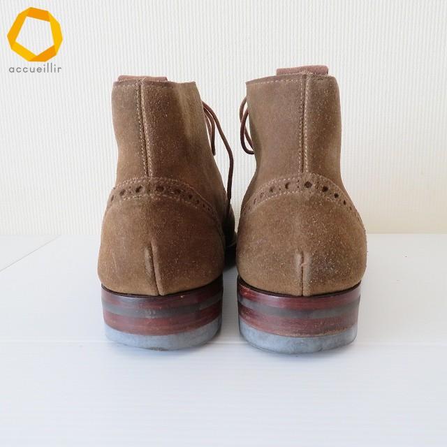 wns クロケット&ジョーンズ CROCKETT&JONES BEAMS F ブーツ 5E 茶